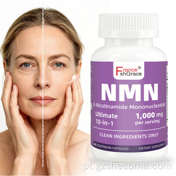Shecome NMN Cápsulas Antienvelhecimento com Resveratrol